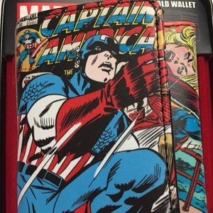 Marvel Captain America Men's Trifold Wallet